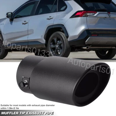 For Toyota Rav4 Car Exhaust Pipe Tip Rear Tail Throat Muffler Stainless Steel Foto 1 de 4