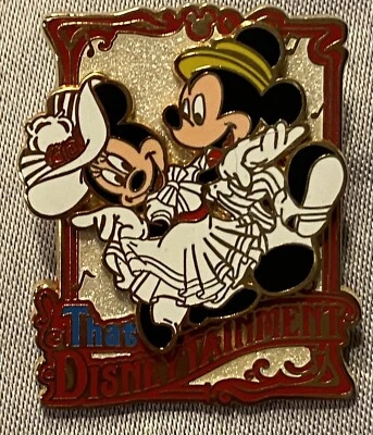 Prendedor Japón Minnie Mickey como Mary Poppins Bert That's Disneytainment Tokio Disney Foto 1 de 4