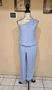 Ramy Brook Lulu Exclusive Embellished Silk Blend Jumpsuit In Blue Size S - Picture 1 of 6