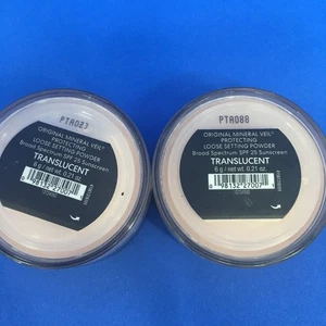 bareMinerals Original Mineral Veil Loose Setting Powder SPF 25 0.21oz (Lot of 2) - Picture 1 of 3