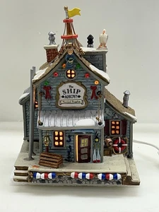 Lemax The Ship Ahoy Nautical Supplies Fishing Store Illuminated Retired RARE - Picture 1 of 24