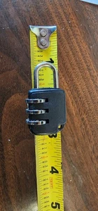 Bloqueo de combinación de 3 dígitos pequeño combo bloqueo almohadilla de número de equipaje - Imagen 1 de 2