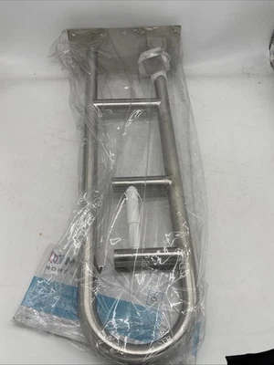 MOEN 30 in Flip-up Grab Bar with Toilet Paper Holder Stainless Steel ADA R8962FD - Image 1 of 4