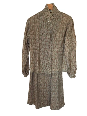 Falda y chaqueta para mujer Co-ord UK 12 Liberty lana fina cachemira Lagenlook artística Foto 1 de 4