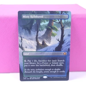 MTG Special Guest Misty Rainforest Borderless - Picture 1 of 18