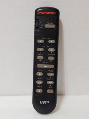 Original Memorex VR3 Remote Control Replacement TESTED - Image 1 of 4