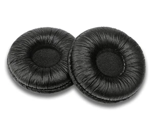Par de almohadillas para Sennheiser PXC 150, PXC 250, PXC 250-II. Cuero sintético negro - Imagen 1 de 5