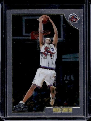 1998-99 Topps Chrome Vince Carter Rookie RC #199 Raptors - Image 1 of 2
