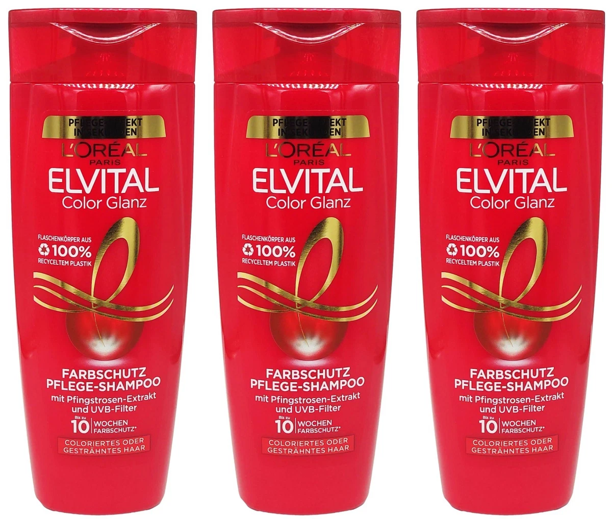NIVEA Color Schutz Shampoo 4x250 Ml | Für Gefärbtes Haar Mit Macadamia-Öl