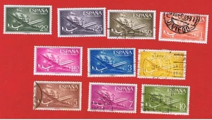 Spain #C147 /157 VF used Air Post Free S/h - Picture 1 of 1