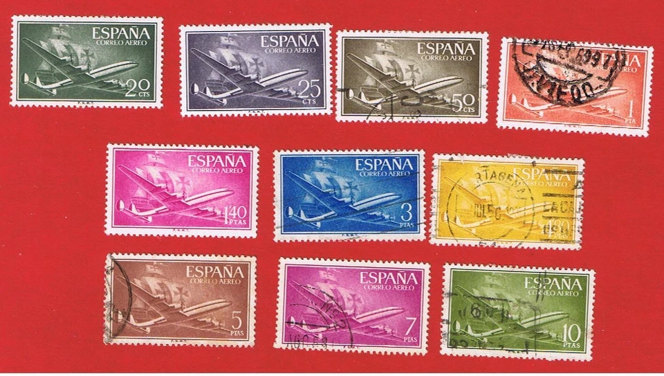 Spain #C147 /157  VF used  Air Post   Free S/h - Image 1 of 1
