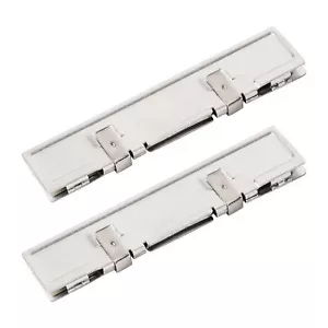 2 Pcs Silver Tone Aluminum Memory Heatsink DDR Shim Cooler Heat Spreader - Photo 1/7