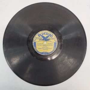 VTG Jimmie Davis Blue Bird Easy Rider Blues B 5570-B Vinyl Records 78 shellac - Picture 1 of 4