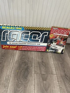 Vintage Original Scalextric Racer Double Sided Hanging Display Advertising Sign - Foto 1 di 10