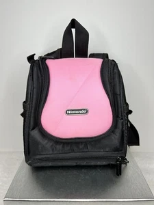 Nintendo 3DS DS DSi Lite Backpack Carrying Case Pink - Picture 1 of 12