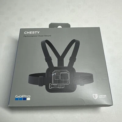 GoPro Chesty Performance Chest Mount Harness Black AGCHM-001 New Sealed Box - Image 1 of 4