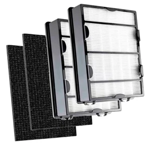 2x HEPA Carbon Filter Set for Bionaire BAP1125, BAP1150, BAP1175 Air Purifier - Picture 1 of 4