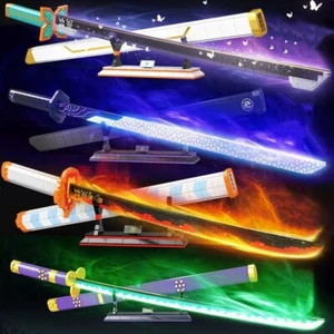 Katana Luminous Sword Building Blocks Diy Model Educational Toy Assembly Weapon - Picture 1 of 37