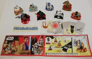 SERIE COMPLETA STAR WARS (SE760 - SE767) + 8 BPZ CINA KINDER JOY 2018 FERRERO - Picture 1 of 1