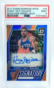 /25 Kenny SKY Walker AUTO PSA 9 Pop 1 2017-18 Donruss Optic Prizm Autograph Holo - Picture 1 of 3