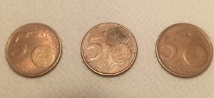 Lote De 3 Monedas De 5 Centimos De Alemania - Imagen 1 de 2