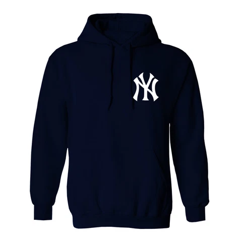 New York Yankees NY Hoodie Hooded Sweat Shirt NYC Sweatshirt Sweater Chest Cover