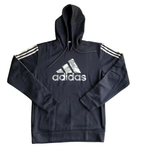 Adidas BOS HD FL Hoodie Black Men’s Large Camo Logo VTG Vintage Rare H39888 - Picture 1 of 6