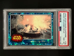 2022 Star Wars Sapphire #36 - Blast of the Laser Rifle - PSA 8 - Picture 1 of 3