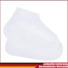Waterproof Silicone Shoe Cover Reuse Rain Boots Shoes Protectors (White S) NEW