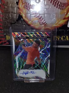 2023 Leaf Eclectic Baseball ADOLFO SANCHEZ Auto Flash 1/2 #F-AS1 - Picture 1 of 2