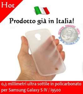 Custodia Samsung Galaxy S IV i9500 Bumper 0,3 millimetri Cover S4 Policarbonato - Foto 1 di 2