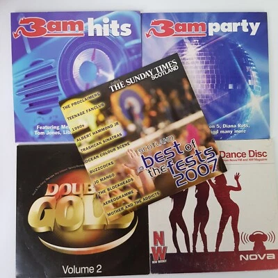 Party Festival Clubbing Music Compilation CD 5 Pack Bundle Jackson 5 Diana Ross - Image 1 of 3
