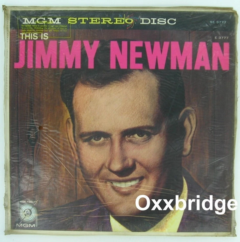 JIMMY NEWMAN This Is SEALED Original 1959 MGM Cajun Swamp Country VINYL LP - Image 1 of 2