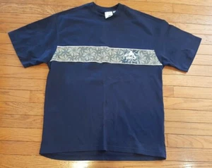 Vintage 90s No Fear USA Made Blue Short Sleeve Cotton Shirt Tag Medium Skate - Bild 1 von 3