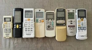 Split System Remote Control: Panasonic, Mitsubishi, Sharp, Fujitsu, - Picture 1 of 1