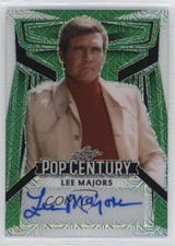 2023 Leaf Metal Pop Century Green Mojo 3/3 Lee Majors #BA-LM1 Auto 05bt