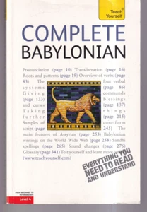 TEACH YOURSELF COMPLETE BABYLONIAN By Martin Worthington (2010TPB){D10} - Foto 1 di 2