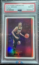 🔥PSA 8 SSP #31/49🔥 MIKAL BRIDGES Rookie 2018-19 Chronicles RC Studio PURPLE
