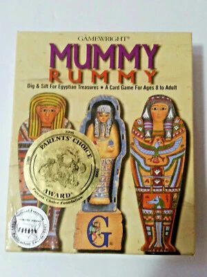 Mummy Rummy-Gamewright-Juego de Cartas-1994-Completo Foto 1 de 4