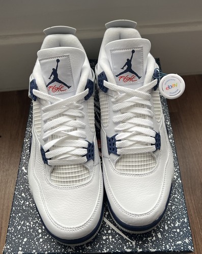 Jordan 4 Retro midnight navy UK 8 US 9 New
