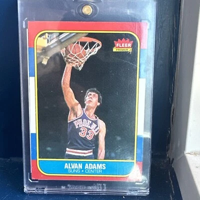 1986 Fleer Alvin Adams #2  Phoenix Suns - Image 1 of 4
