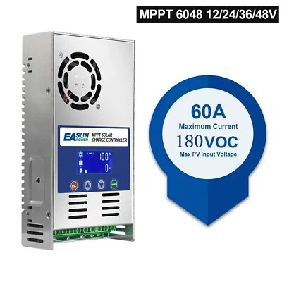 EASUNPOWER Easun 60A MPPT Solar Laderegler Controller 12V 24V 36V 48V MAX PV 160V parallel