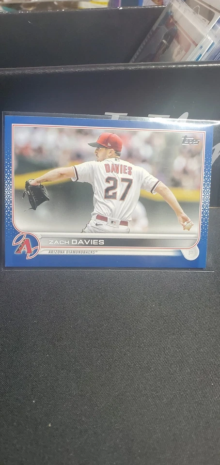 2022 Topps Update Royal Blue #US307 Zach Davies Arizona Diamondbacks - Image 1 of 1
