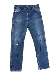 Vintage Wrangler Jeans 36x36 (36x33.5 Measured) Cowboy Cut 13MWZ Made In USA - Picture 1 of 6