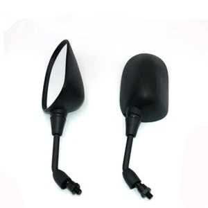 Motocross E-bike 10mm Rearview Mirrors Universal Side Mirror Old School Touring - Picture 1 of 6
