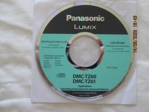 PANASONIC Lumix CD-ROM - DMC-TZ60 - DMC-TZ61 and Manual - Afbeelding 1 van 5