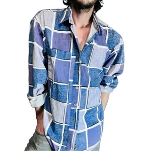 Colours by Alexander Julian Designer Button Down Shirt | Size L | 100% Cotton - Picture 1 of 8