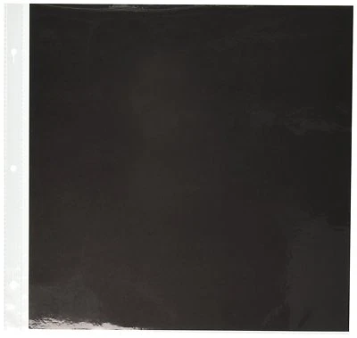 Paquete de 5 páginas de recarga de libro de memoria negro Pioneer 12x12 (mismo envío cualquier cantidad) Foto 1 de 3