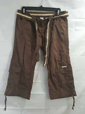 Girls Lucky Brand 卡普里裤棕色 4/27 码 — 第 1/4 张图片