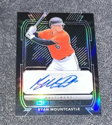 2021 Panini Chronicles - Obsidian Autographs #O-RM Ryan Mountcastle Rookie Auto - Image 1 of 3